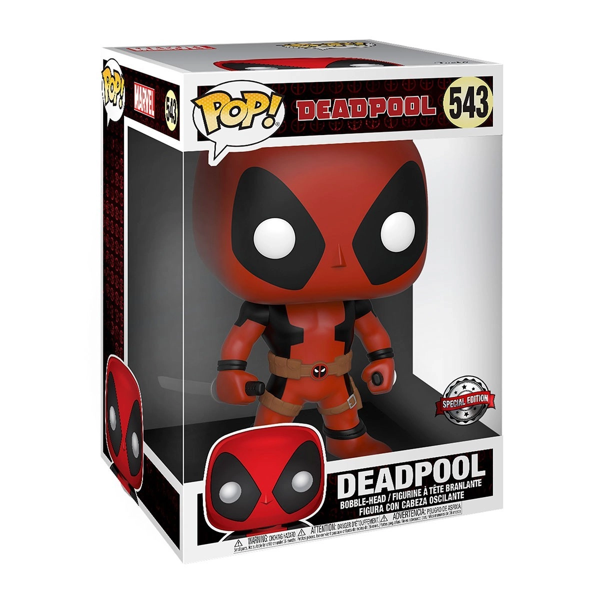 Ігрова фігурка FUNKO POP! ДЕДПУЛ З МЕЧАМИ (25 см) (Deadpool) #543, бренду Funko - 3 - KUBIX 