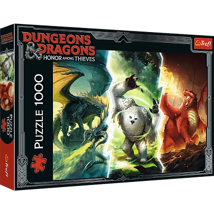 Пазл Легендарні монстри з Фаеруна Dungeons & Dragons (1000 шт.), бренду Trefl - KUBIX