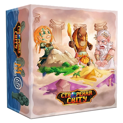 Настільна гра Створення Світу (World In Progress), бренду IgroKit, для 2-5 гравців, час гри < 30хв. - KUBIX