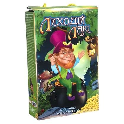 Настольная игра Лиходей Лаки, бренду Strateg, для 2-10 гравців, час гри < 30мин. - KUBIX