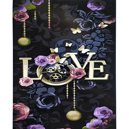 Картина за номерами Love (40х50 см), бренду Strateg - KUBIX