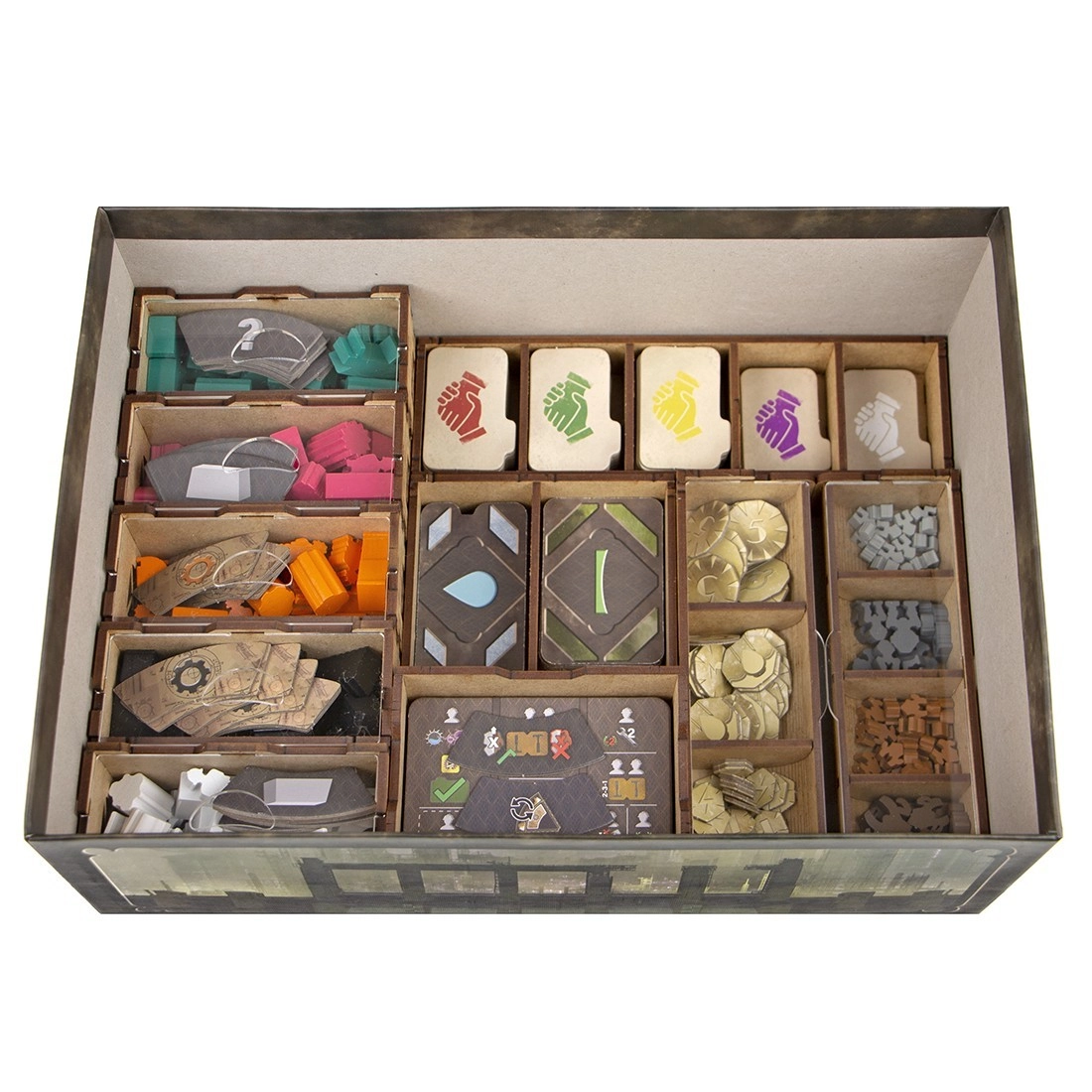 Органайзер для настольной игры Гребля (Organizer for boardgame Barrage), бренду Tower Rex - 2 - KUBIX