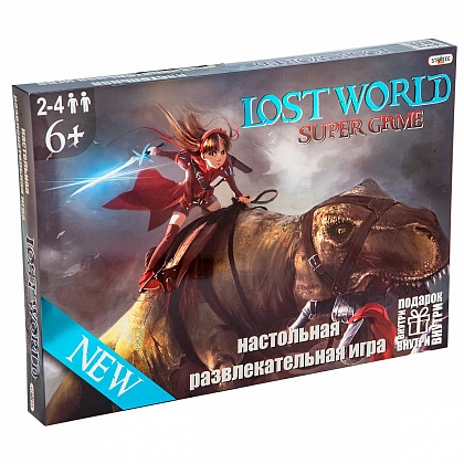 Настільна гра Загублений світ (Lost world) (RU), бренду Strateg, для 2-4 гравців, час гри < 30мин. - KUBIX