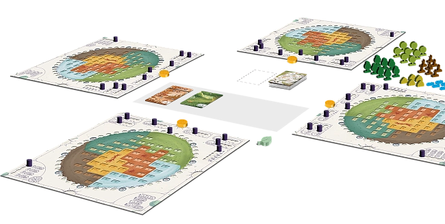 Настольная игра Evergreen. Зеленая планета, бренду Games 7Days, для 1-4 гравців, час гри < 60мин. - 4 - KUBIX