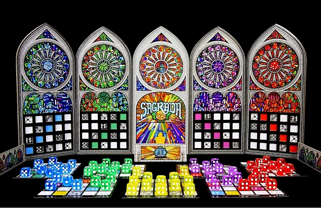 Настільна гра Саґрада (Sagrada), бренду Geekach Games, для 1-4 гравців, час гри < 30хв. - 8 - KUBIX