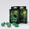 Набор кубиков Elvish Green & white Dice Set (7 шт.)