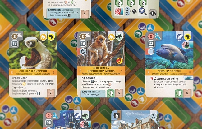 Настольная игра Новый ковчег: Морские Миры (Ark Nova: Marine Worlds), бренду IGAMES, для 1-4 гравців, час гри > 60мин. - 9 - KUBIX