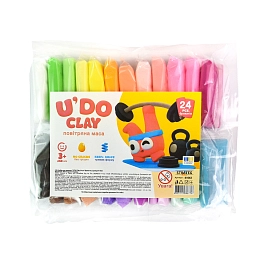 Набір для ліплення U'DO Clay 24 шт. брикет 6 г