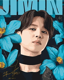 Картина по номерам Пак Чімін BTS (40х50 см)