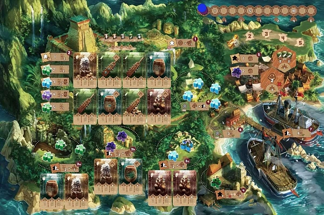 Настольная игра Кецаль (Quetzal), бренду Woodcat, для 2-5 гравців, час гри < 30мин. - 3 - KUBIX