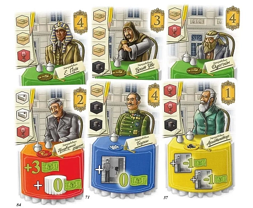 Настольная игра Гранд-отель «Австрия» (Grand Austria Hotel), бренду Lord of Boards, для 2-4 гравців, час гри > 60мин. - 4 - KUBIX