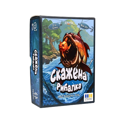 Настольная игра Бешеная рыбалка, бренду Strateg, для 2-4 гравців - KUBIX