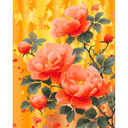 Картина по номерам Золотая роза (40х50 см), бренду Art Craft - KUBIX