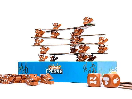 Настольная игра Бобровая плотина (Beaver Creek), бренду Игромаг, для 1-5 гравців, час гри < 30мин. - 4 - KUBIX