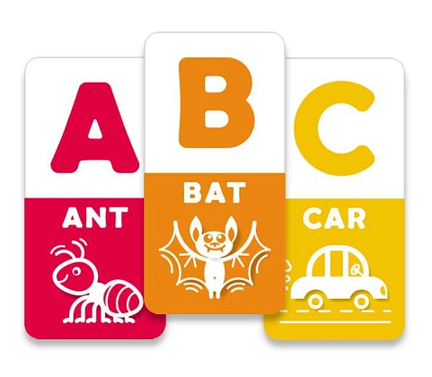 Настольная игра ABC Rainbow. Английский алфавит, бренду Мальвы, для 2-4 гравців, час гри < 30мин. - 2 - KUBIX