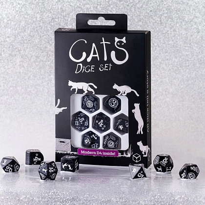 Набір кубиків Cats Modern Dice Set: Waffle - 2 - KUBIX