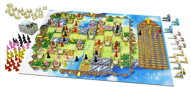 Настільна гра Королівство кроликів (Bunny Kingdom), бренду Geekach Games, для 2-4 гравців, час гри < 60хв. - 4 - KUBIX