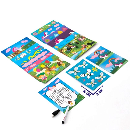 Настільна гра Пиши і витирай: Єдиноріг, бренду Vladi Toys, для 1-1 гравців - 2 - KUBIX