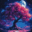 Миниатюра товара Картина по номерам Великое дерево (40х40 см) - 1