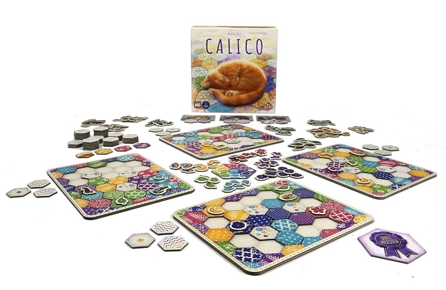 Настольная игра Каліко (Calico), бренду Lord of Boards, для 1-4 гравців, час гри < 30мин. - 3 - KUBIX