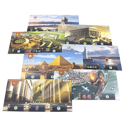Настольная игра 7 Чудес 2 издания (7 Wonders (2nd Edition)), бренду Игромаг, для 3-7 гравців, час гри < 30мин. - 16 - KUBIX
