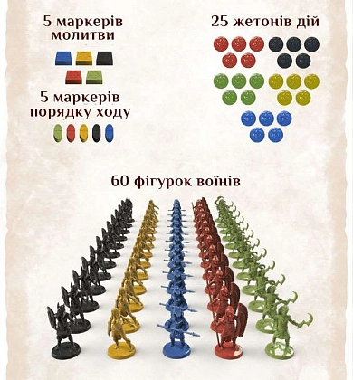 Настольная игра Кемет: Кровь и Песок (Kemet: Blood and Sand), бренду Geekach Games, для 2-5 гравців, час гри > 60мин. - 9 - KUBIX