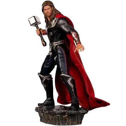 Статуэтка Тор. Битва за Нью-Йорк из фильма "Мстители" (MARVEL Thor. Battle of New York. Scale 1/10) - KUBIX