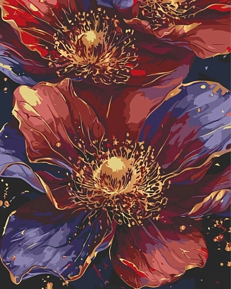 Картина по номерам Цветы (40х50 см), бренду Art Craft - KUBIX