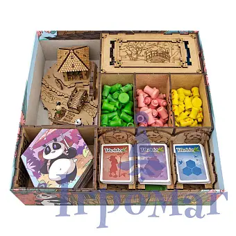 Органайзер для настольной игры Такеноко (Organizer for boardgame Takenoko) - KUBIX Органайзер для настольной игры Такеноко (Organizer for boardgame Takenoko)