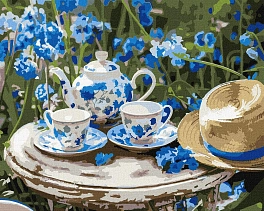 Картина по номерам Чай с цветами (40х50 см)