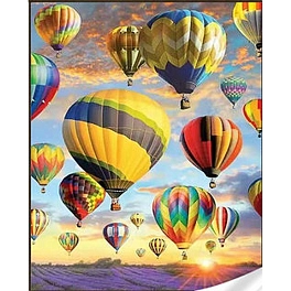 Алмазная мозаика На воздушных шарах (30х40 см)