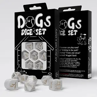 Набор кубиков DOGS Modern Dice Set: Charlie - KUBIX Набор кубиков DOGS Modern Dice Set: Charlie