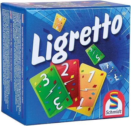 Настільна гра Лігретто синій (Ligretto Blue), бренду YellowBox, для 2-4 гравців, час гри < 30хв. - KUBIX