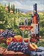 Миниатюра товара Алмазная мозаика Фруктовое вино (40х50 см) - 1