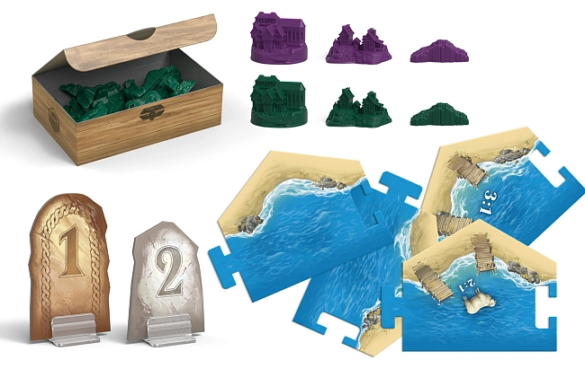 Настольная игра CATAN Дополнение для 5-6 игроков (Catan: 5-6 Player Extension), бренду Rozum, для 3-6 гравців, час гри > 60мин. - 4 - KUBIX
