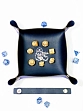 Мініатюра товару Лоток для кубиків Дракон синій Dice Tray - 9