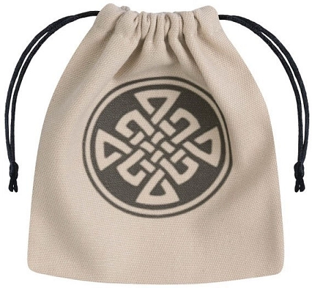 Мішечок Celtic Beige & black Dice Bag, бренду Q-Workshop - KUBIX