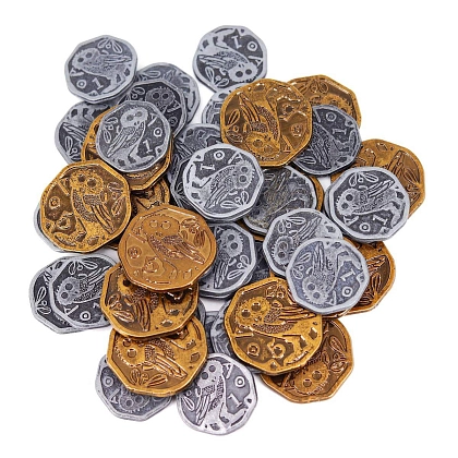 Металлические монеты для игры Хора. Расцвет империи (Khôra: Rise of an Empire Metal Coins), бренду Kilogames - 3 - KUBIX