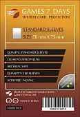 Миниатюра товара Протекторы Games7Days (50 x 75 мм) Standard Sails of Glory (100 шт) - 1