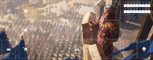 Настольная игра Плеймат (Игровой ковер) Винт Северные Королевства (Gwent Mat Northern Realms), бренду Geekach Games - 2 - KUBIX