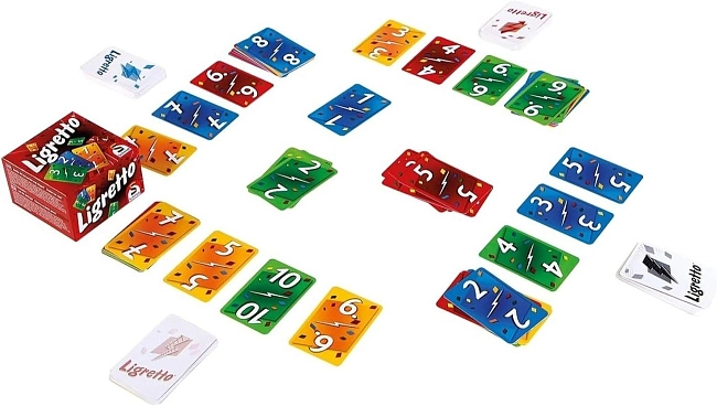Настольная игра Лігретто красный (Ligretto Red), бренду YellowBox, для 2-4 гравців, час гри < 30мин. - 3 - KUBIX