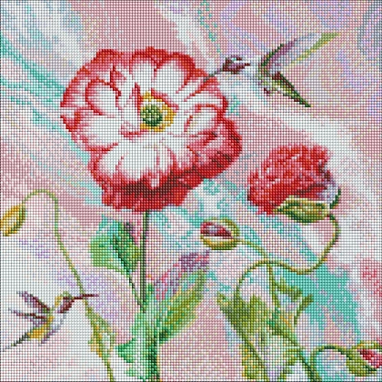 Алмазная мозаика Легкий этюд (40х40 см), бренду Идейка - KUBIX