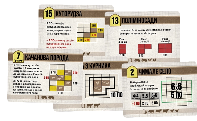 Настольная игра Агрополис (Agropolis), бренду Geekach Games, для 1-4 гравців, час гри < 30мин. - 3 - KUBIX