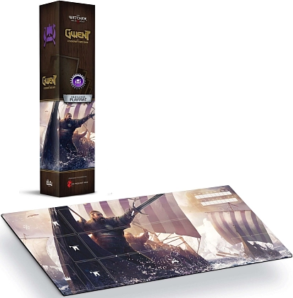 Купити Настольная игра Плеймат (Игровой ковер) Винт Скеллиге (Gwent Mat Skellige), бренду Geekach Games - KUBIX Настольная игра Плеймат (Игровой ковер) Винт Скеллиге (Gwent Mat Skellige), бренду Geekach Games - KUBIX