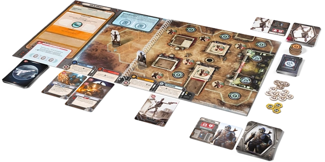 Настільна гра Зоряні війни: Мандалорець. Пригоди (Star Wars: The Mandalorian Adventures), бренду Geekach Games, для 1-4 гравців, час гри < 30хв. - 3 - KUBIX
