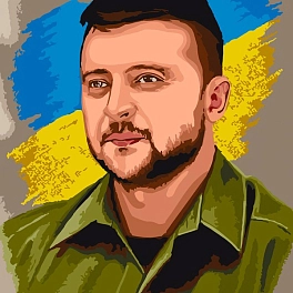Картина по номерам Человек года (40х50 см) - KUBIX Картина по номерам Человек года (40х50 см)