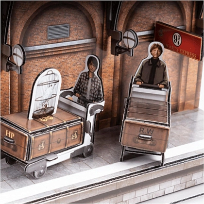 Гоґвортський Експрес Пазл 3D (Hogwarts Express Set 3D puzzle), бренду Trefl - 5 - KUBIX