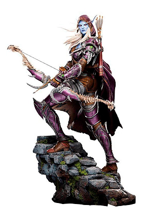 Статуэтка Сильвана Ветрокрыла. Варкрафт (WORLD OF WARCRAFT Sylvanas Statue) - 4 - KUBIX