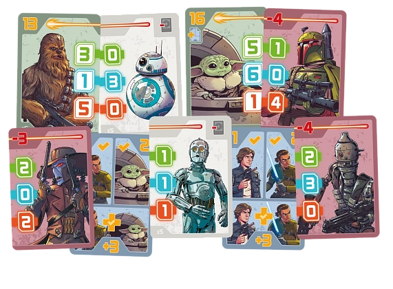 Настільна гра Зоряні війни. Мисливці за головами (Star Wars: Bounty Hunters), бренду Geekach Games, для 2-6 гравців, час гри < 30хв. - 4 - KUBIX