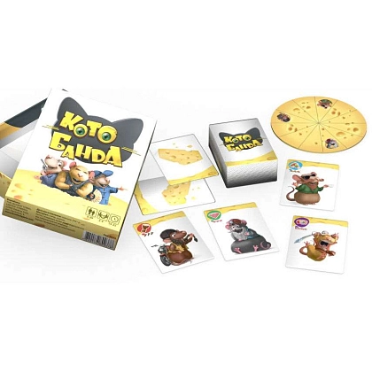 Настольная игра Котобанда, бренду Bombat Game, для 2-4 гравців, час гри < 30мин. - 3 - KUBIX